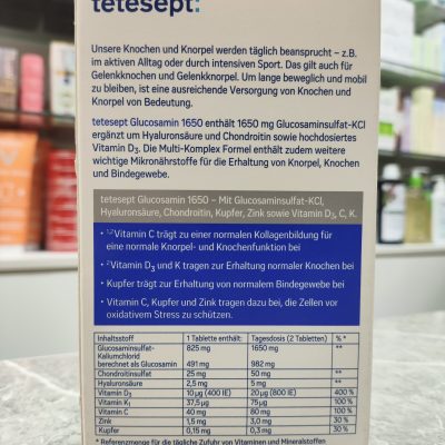 گلوکوزامین 1650 تتسپت آلمان