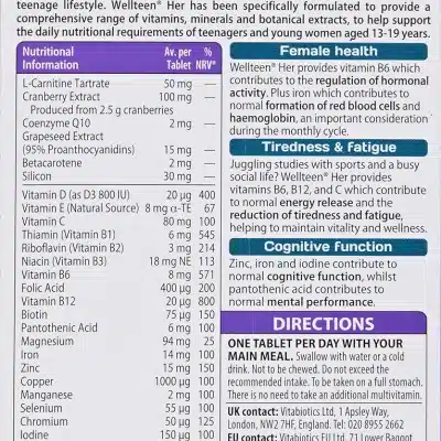 قرص ولتین هیر ویتابیوتکس